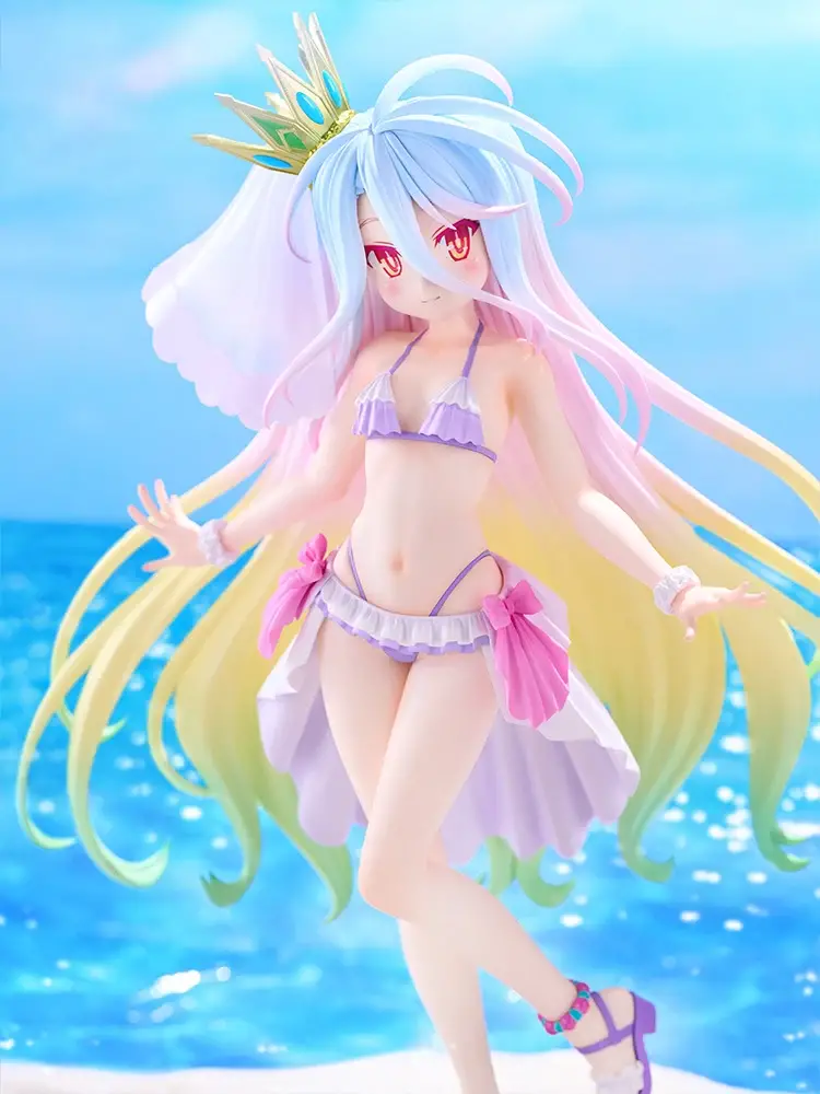 Figurine Shiro Ver. Swimsuit Dress de No Game No Life par FuRyu (Tenitol Tall)